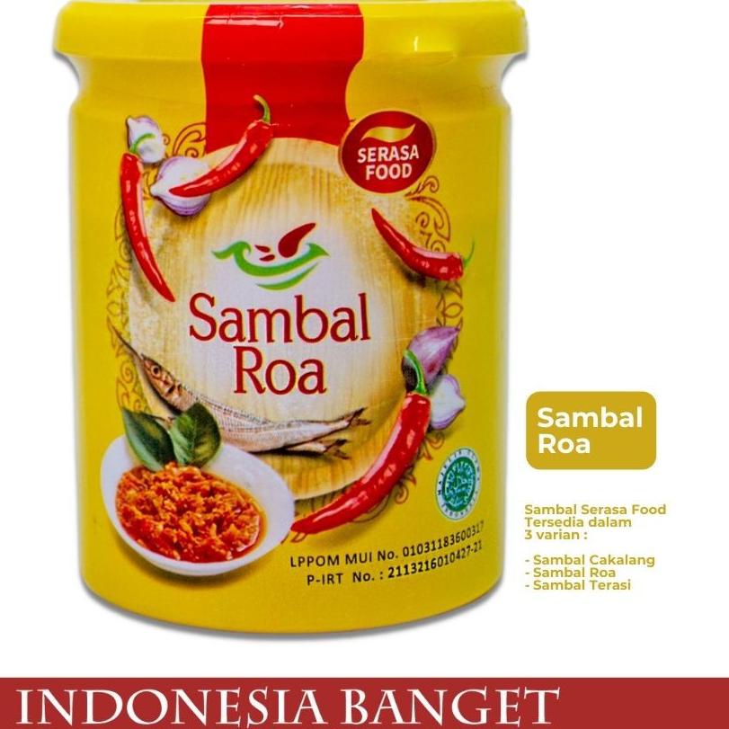 

PROMO [KF7] Serasa Food Sambal Roa Botol Plastik 200 gr