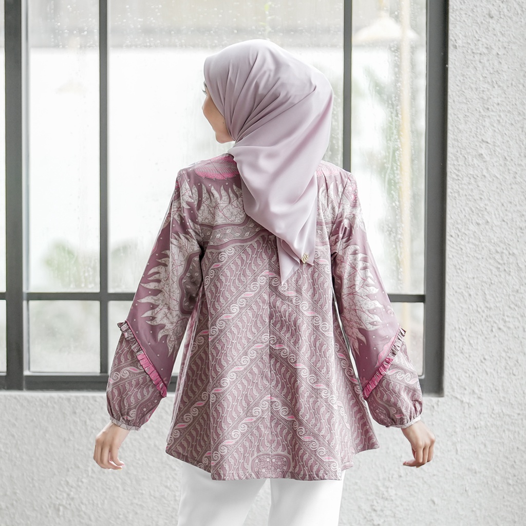 Bahari Blouse Batik Kerja Kantor Wanita