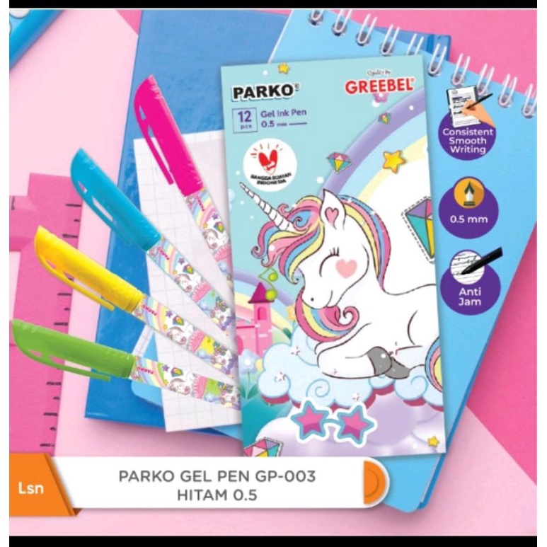

Parko by Greebel/ Gel Pen / Pulpen / Pena / 0.5mm