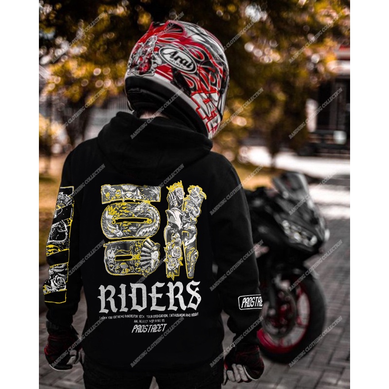 Hoodie Jaket Prostreet Riders 100K Stunt Simple Hoodie Prostreet Sweater Prostreet Sunmori