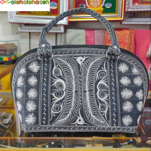 Tas keong jumbo/sumbu bordiran motif Aceh