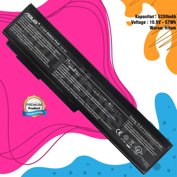 Batrei Original Baterai Asus N43 N43S N43Sl N43Sm N43Sn N43J N43Jf N43Jm