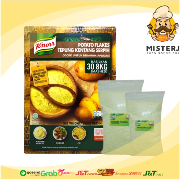 

Knor | Potato Flakes 250GR | 500GR | 1 Kg | Mashed Potato Kemasan Repack