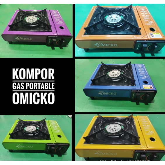 PAKET OMICKO KOMPOR PORTABLE + ULTRA GRILL + GAS PORTABLE