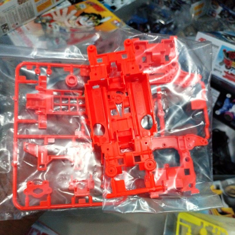 Tamiya Chassis Ms Pro set Oren Orange + Gearbox + NT