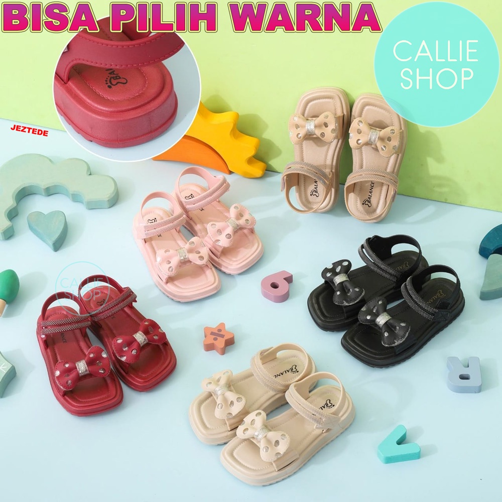 Sandal Tali Anak Jelly Antislip Pita Cute 926-3S KC926BLG size 24-29