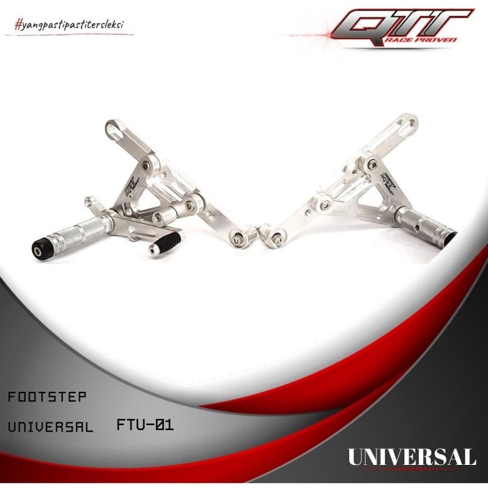 Footstep Underbone QTT Racing Universal Ninja Fu Jupiter Rx King Fizr  STOK TERBATAS