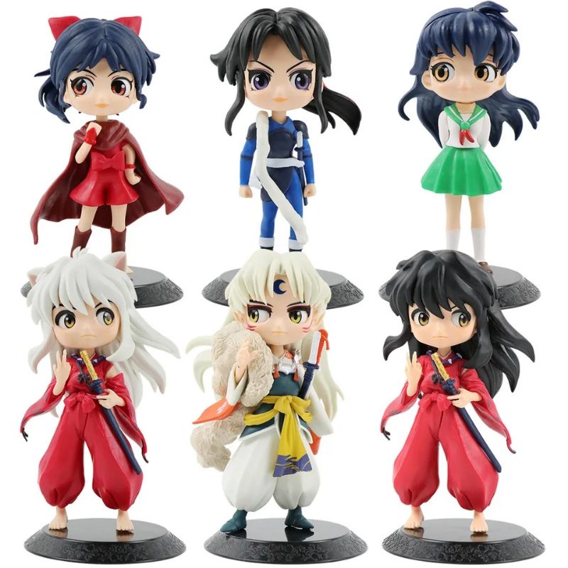 Action Figure Anime Inuyasha Sesshomaru Kagome Figure Qposket Inuyasha Toper cake