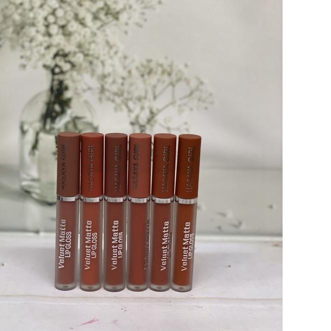 ➵ [LUSINAN] LIPGLOSS HASAYA GIRL VELVET MATTE ❋