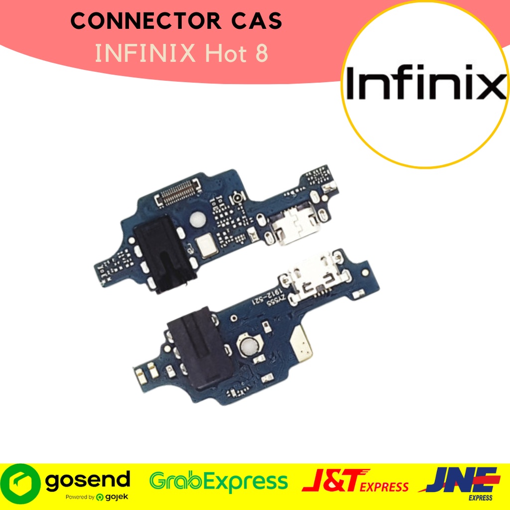 Konektor colokan cas Infinix Hot 8 bergaransi