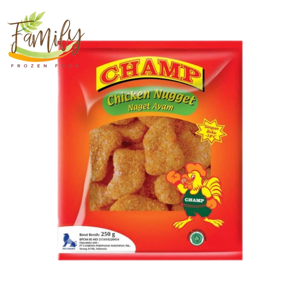 

Champ Chicken Nugget 250gr Frozen Food Grosir