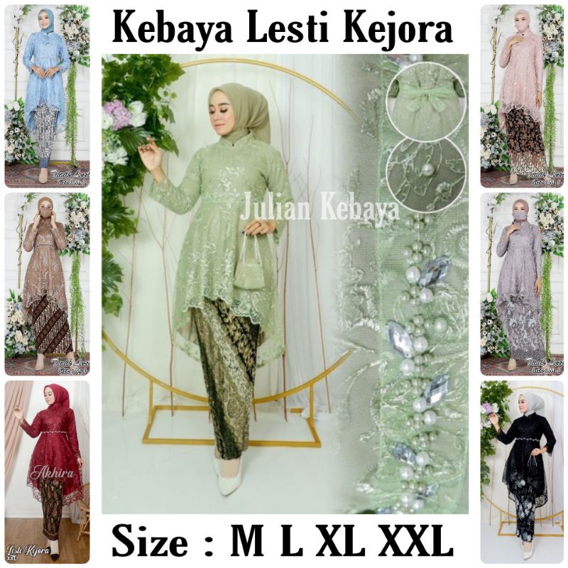 ATASAN KEBAYA MODERN / KEBAYA TUNIK LESTI KEJORA / SET KEBAYA MODERN / KEBAYA LAMARAN / SETELAN KEBA