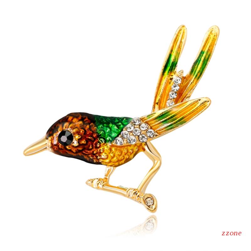 Zzz Enamel Lapel Pin Topi Pakaian Tas Enamel Pin Warna Warni Colorful Berbentuk Burung Bros Hadiah Untuk Teman Keluarga Anak