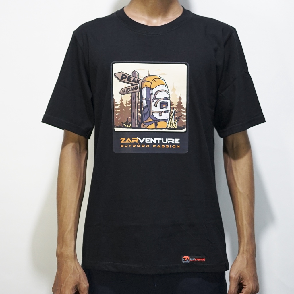 kaos tshirt tema adventure hiking zarventure 1003