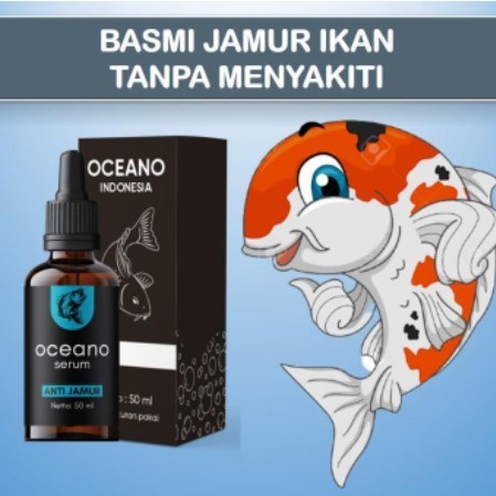 Oceano Obat Anti Jamur Ikan Koi - Penjernih Aquarium Dan Vitamin Ikan
