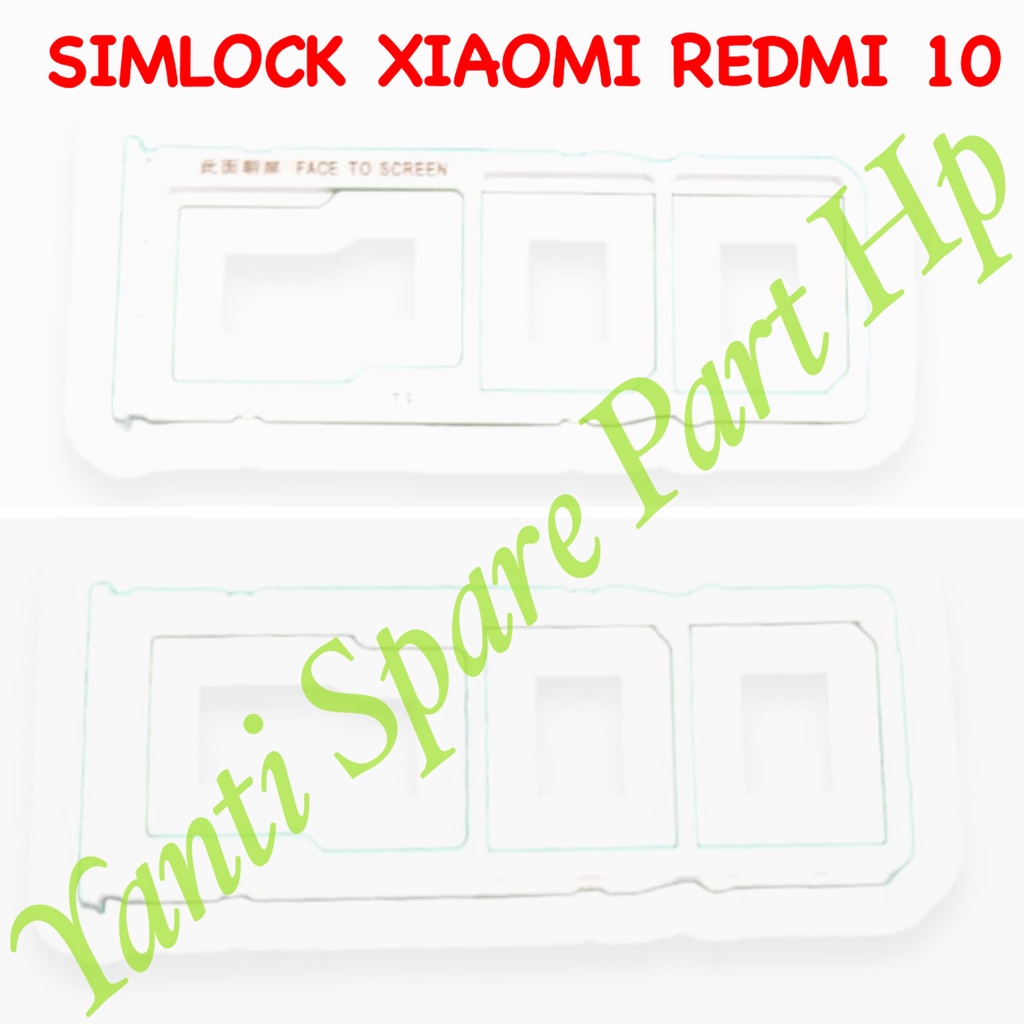 Simtray Sim Lock Xiaomi Redmi 10 Original Terlaris New