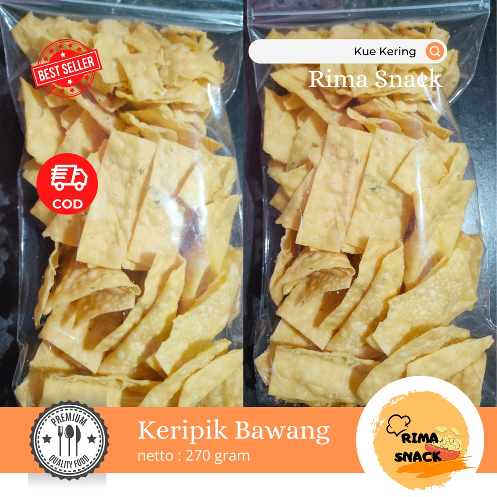 

KERIPIK BAWANG 270gram KEMASAN CLIP/ZIPLOC