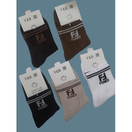 KAOS KAKI Y&amp;B MOTIF KAOS KAKI WANITA BEST BRAND NYAMAN DI PAKAI TEBAL BAHANNYA