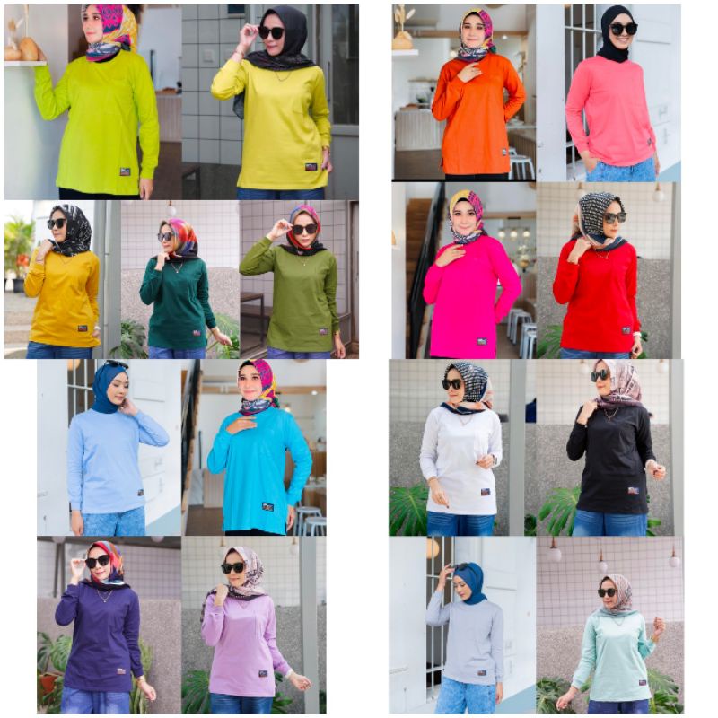 KNY atasan kaos combed top slit polos GYL authentic ORIGINAL