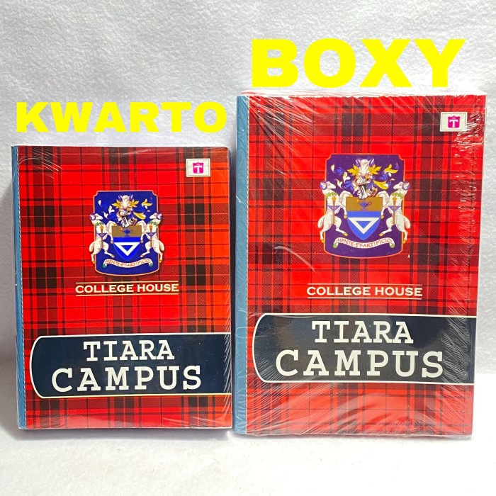 

Buku Tulis Tiara Campus Isi 58 Lembar Kwarto / 1 Pack Isi 10 Buku