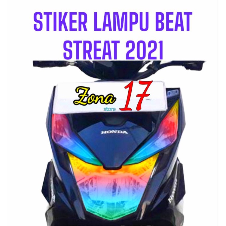 sticker lampu beat new street 2021