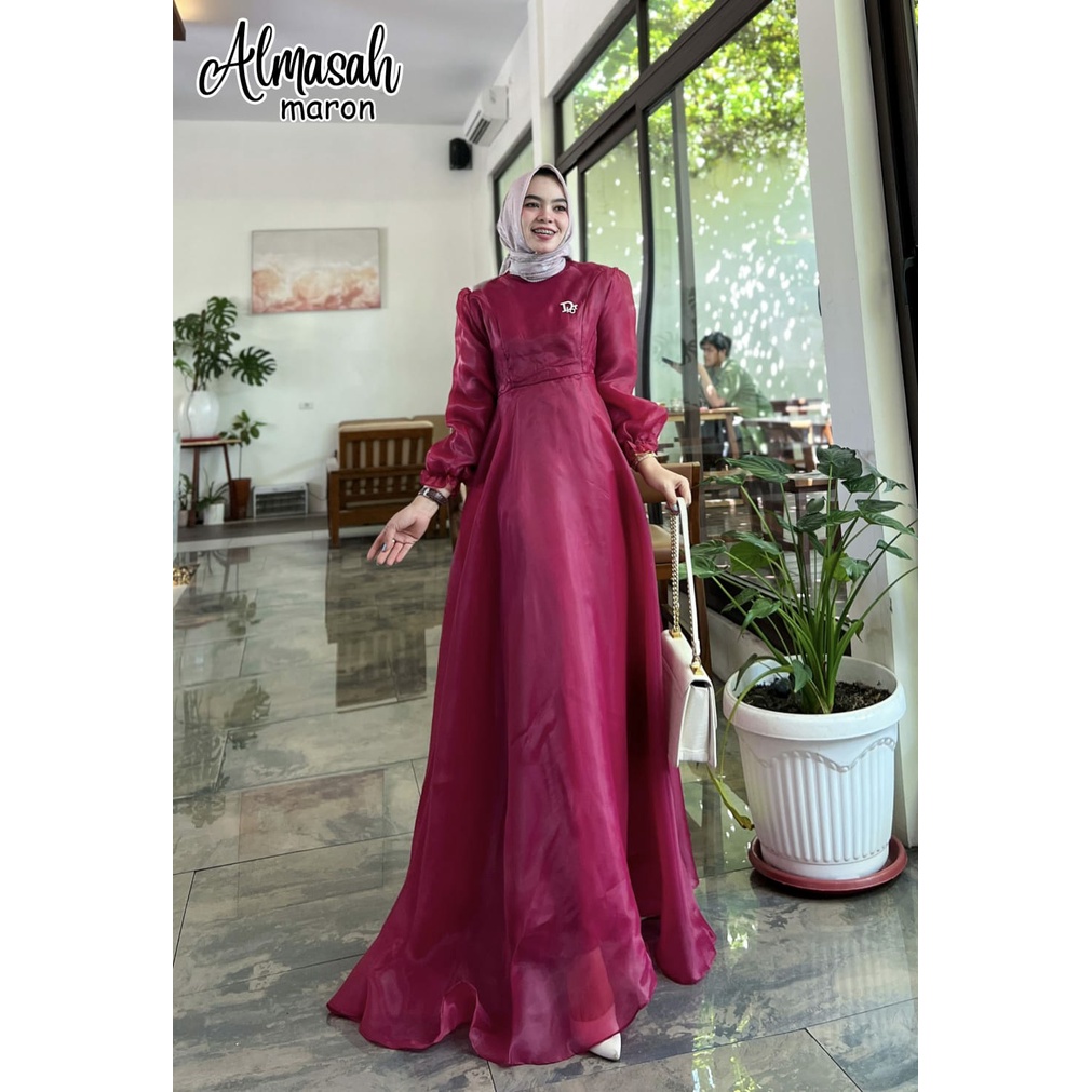 GAMIS PESTA KONDANGAN ALMASAH DRESS NIKAHAN LAMARAN