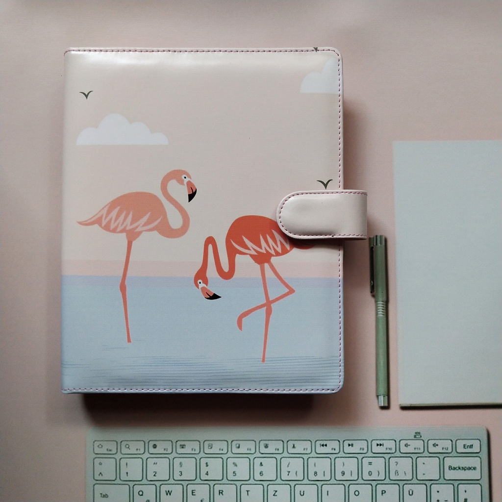 

Binder Motif Flamingo Ukuran A5 20ring Dan B5 26ring Bahan Kulit Sintetis Binder Aesthetic Glossy