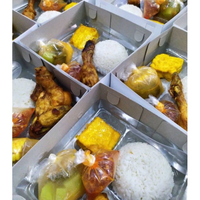 Nasi Kotak Istimewa 3 Varian Bebas Menu 25 Ribu Halal Enak