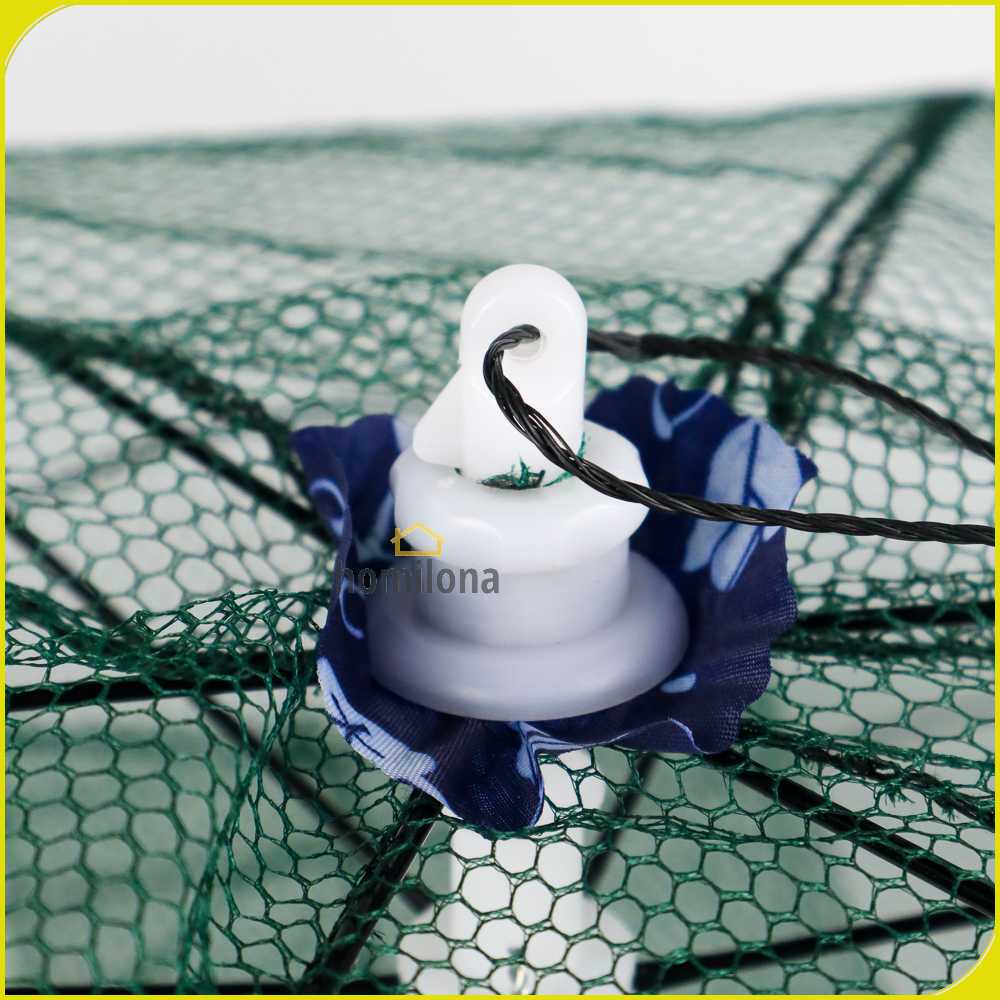 Jaring Pancing Ikan Hexagonal 6 Hole Fishing Net Trap Cage - H14572