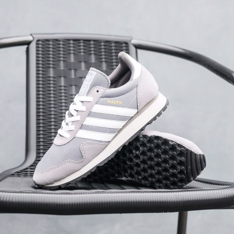 Adidas Haven Grey White Original OEM Sneakers Pria