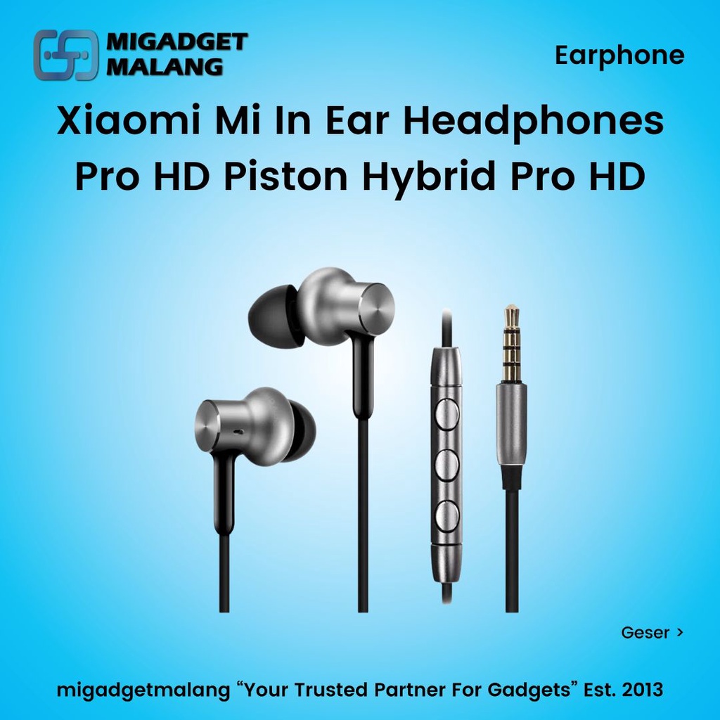 Xiaomi Mi In Ear Headphones Pro HD Piston Hybrid Pro Triple Driver Headset Earphone