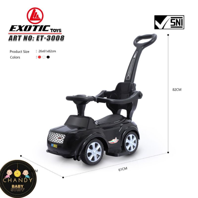 MAINAN MOBIL RIDE ON ET-3008 (STIR) EXOTIC