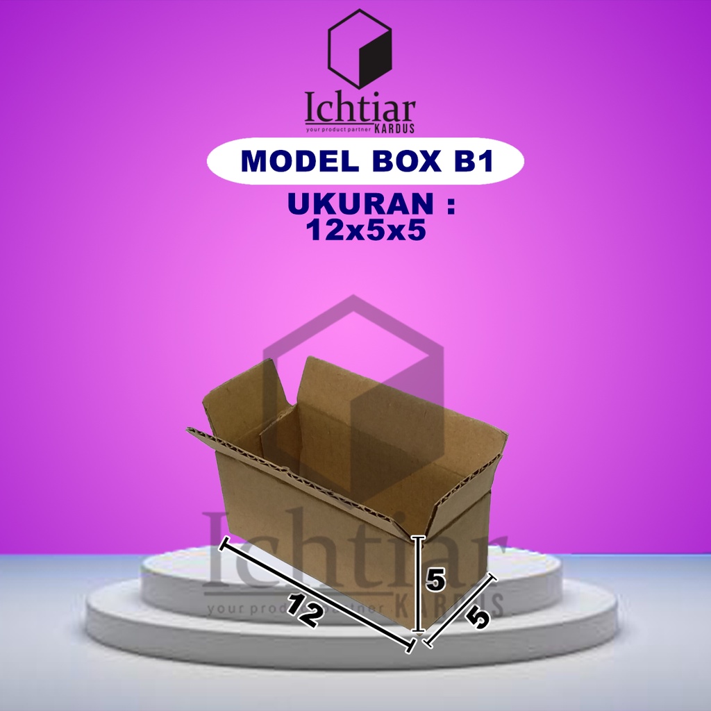 

Karton / Kardus / Box Packing Ukuran 12x5x5 Cm