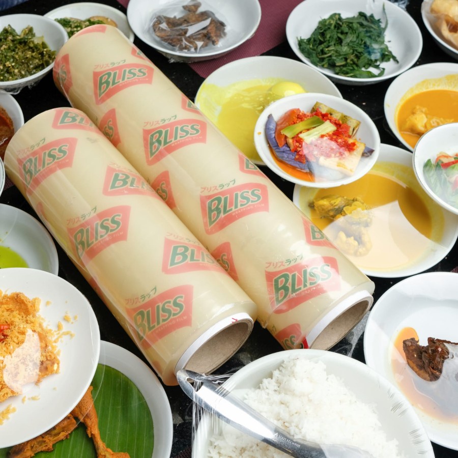 Plastik Wrapping Makanan BLISS - Plastik Cling Wrap - Pembungkus Makan 45CM X 500M