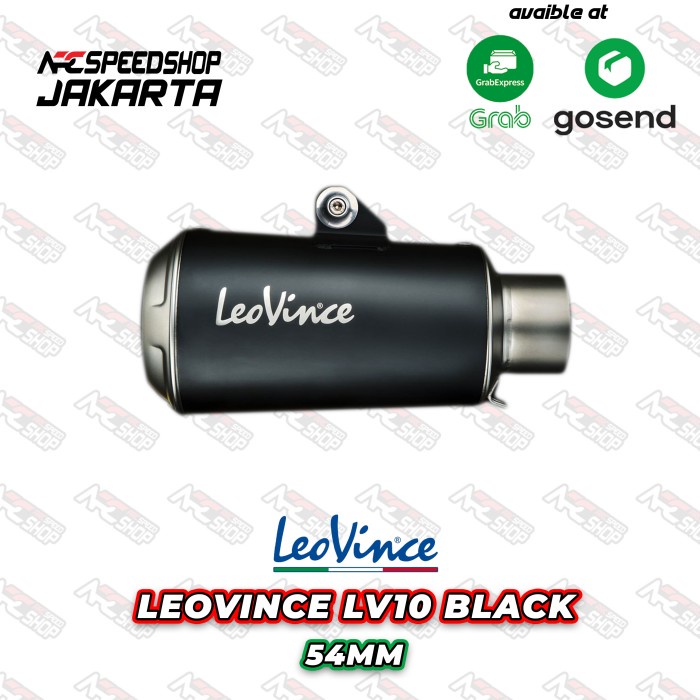 Knalpot Leovince Lv 10 Black Slincer Knalpot Only Universal #Original