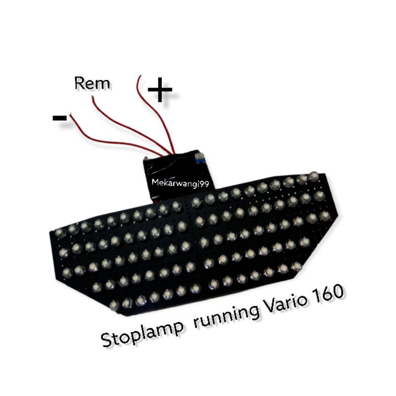 Stoplamp Running Vario 160 Rem stay 11 mode automatis