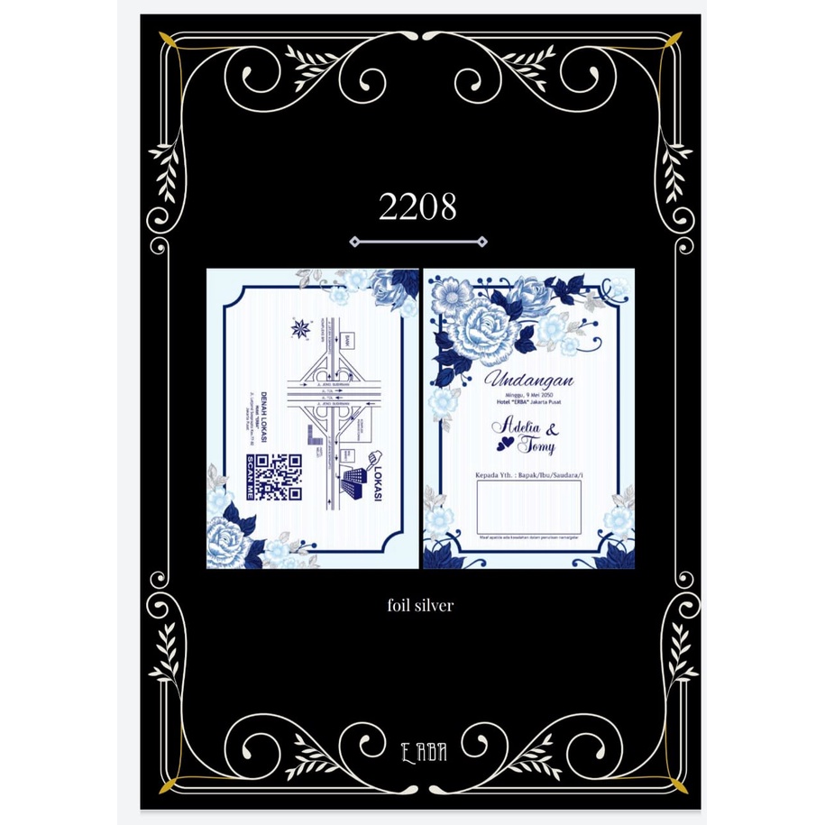 UNDANGAN PERNIKAHAN Erba 2208