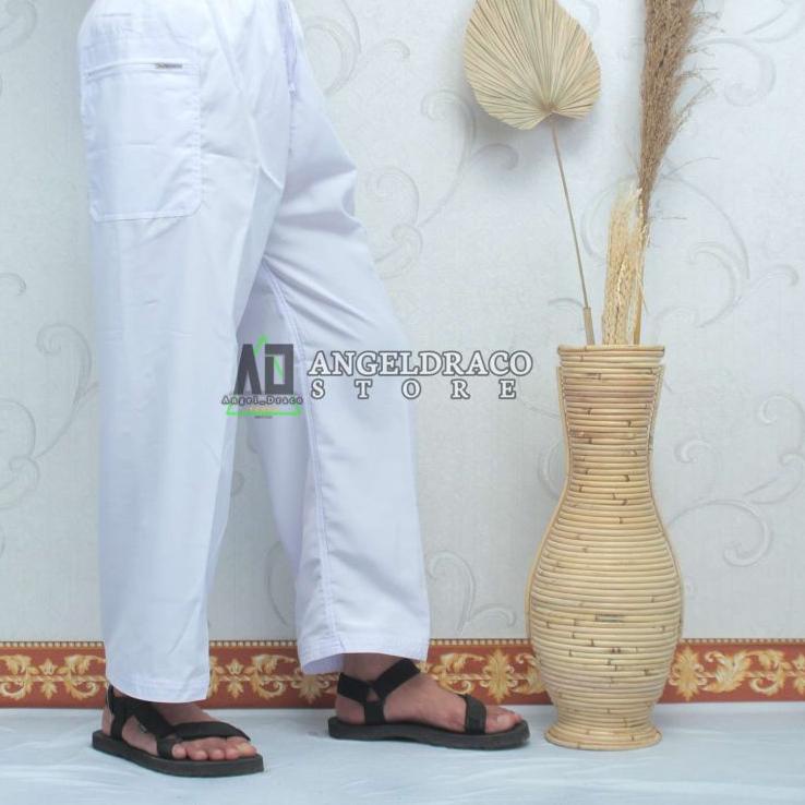 "TH.06Ja23ᴷ" Celana Sirwal Dewasa Putih / Celana Sirwal / Celana Sirwal Dewasa / Sirwal Dewasa Putih
