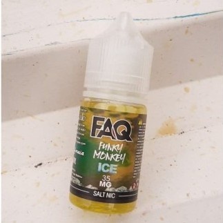 NEW EJM LIQUID FAQ FUNKY MONKEY ICE SALTNIC 30ML 35MG