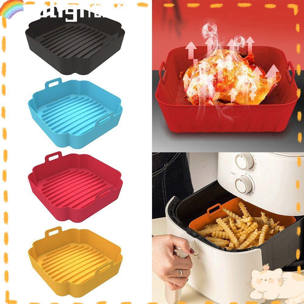 Solighter Square Silicone Pot Grill Pot Tray Masak Reusable Baking Basket