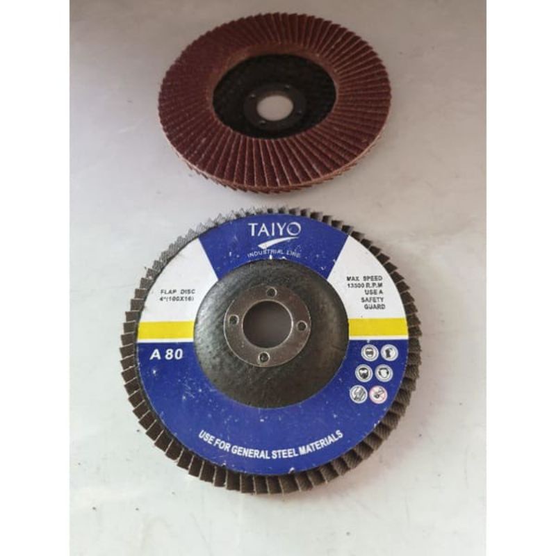 flap disc mata gerinda amplas susun grit 80 Taiyo