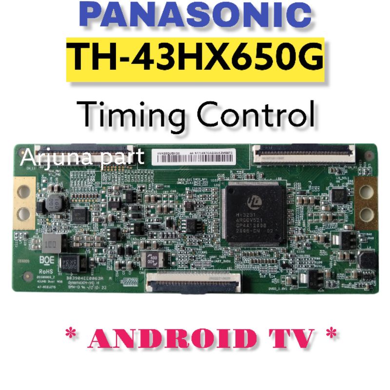 TICON TV PANASONIC TH-43HX650G / TIMING CONTROL TV PANASONIC TH-43HX650G / TICON PANASONIC TH-43HX65