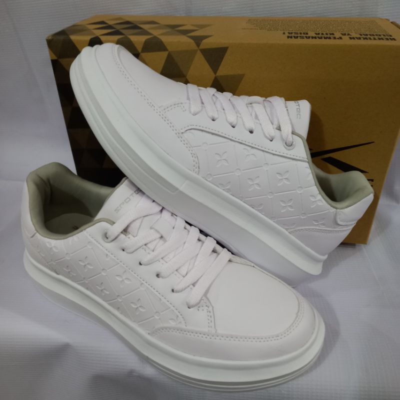 sepatu sneakers wanita putih polos Spotec renata original