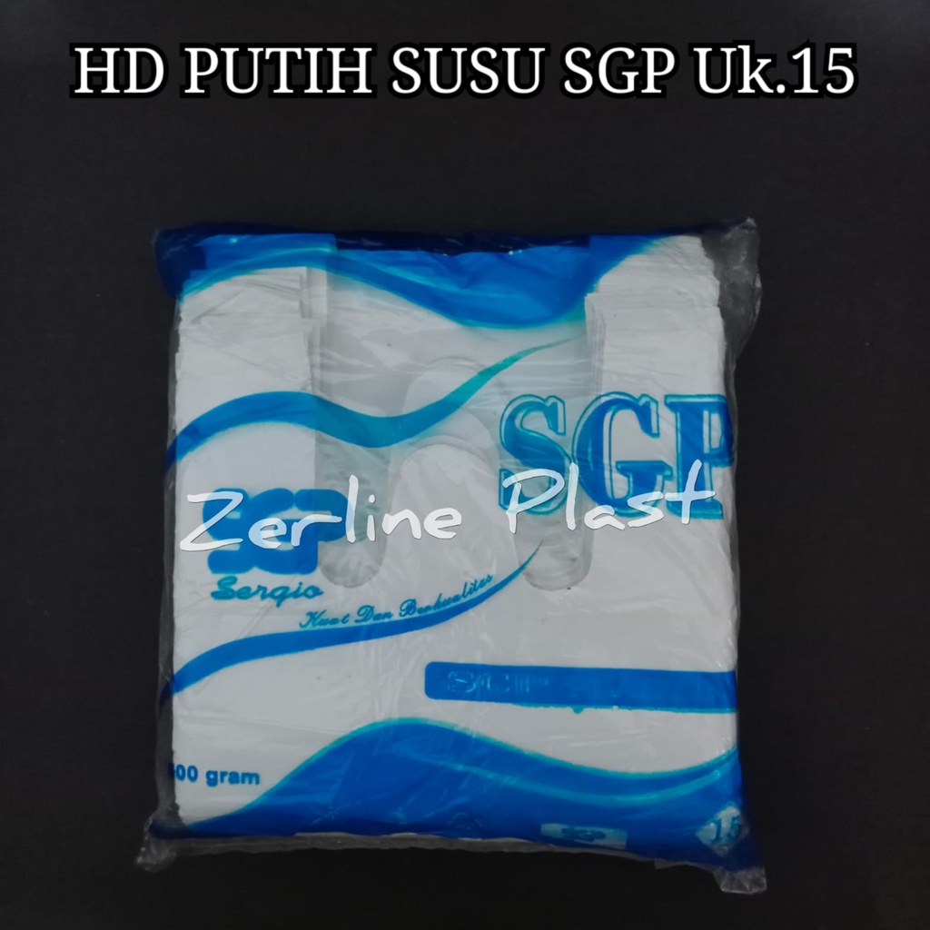 Kantong Plastik SGP PUTIH SUSU @±500gram