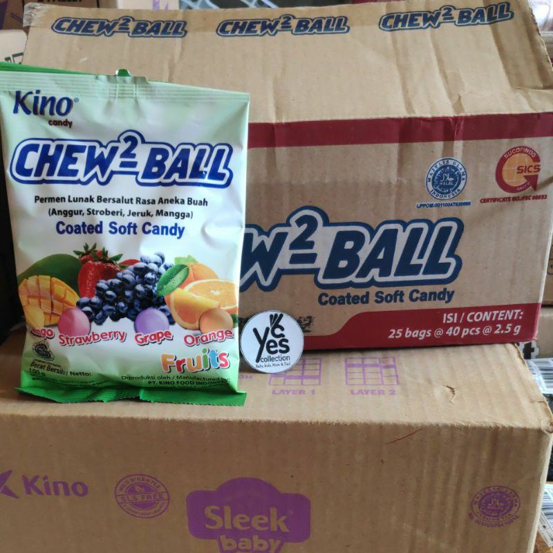 Permen Lunak Chewey Durian bangkok Mangga Arumanis Chew2ball 1 bag Candy  Chew2 Ball rasa Manggo Strawberry Grape Orange Fruits