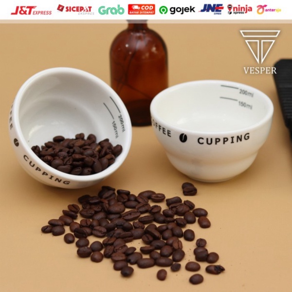 

Promo coffee cupping bowl / mangkok ceramic kopi matcha chawan mixing bowl - CUPBOWL BROWN Berkualitas