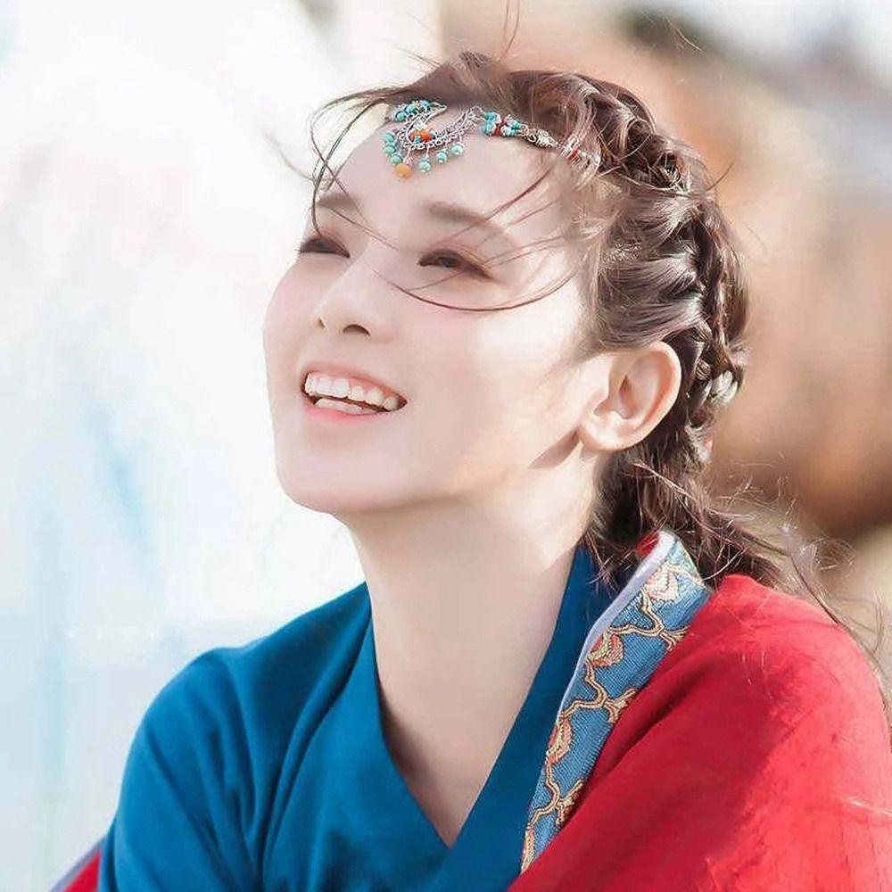 Agustina Bohemia Rantai Rambut Hadiah Elegan Untuk Gadis Anting Vintage Gaya Etnik Bando Eksotis Manik-Manik Rumbai Wanita Kepala Rantai