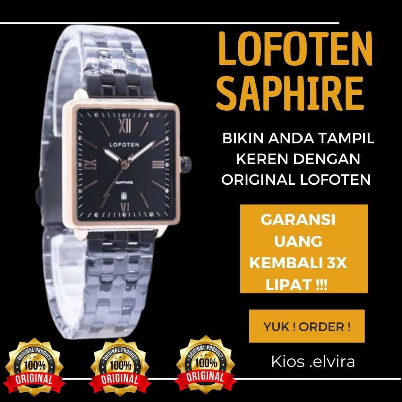 ORIGINAL LOFOTEN JAM TANGAN WATCH LOFOTEN WANITA CEWEK SAPPHIRE SAPHIRE ORIGINAL 100% TERBARU