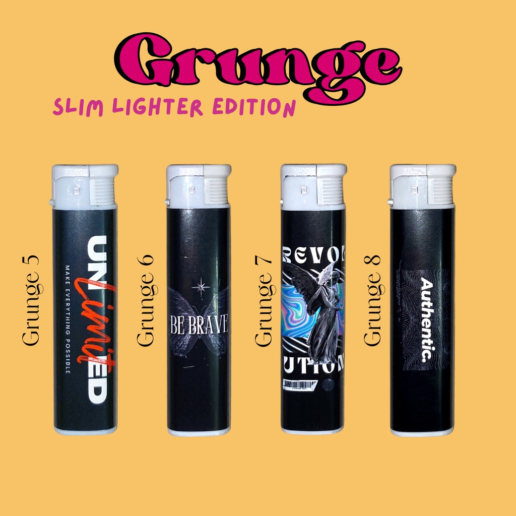 Seri Grunge 2 (Slim Lighter Edition) — KOREK VIRAL | KOREK API PINK | KOREK AESTHETIC