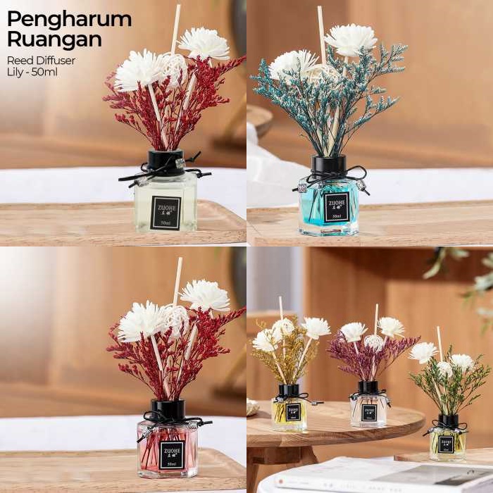 Parfum Pengharum Ruangan Aroma Diffuser Reed Diffuser Rattan Sticks 50 ml - Z203